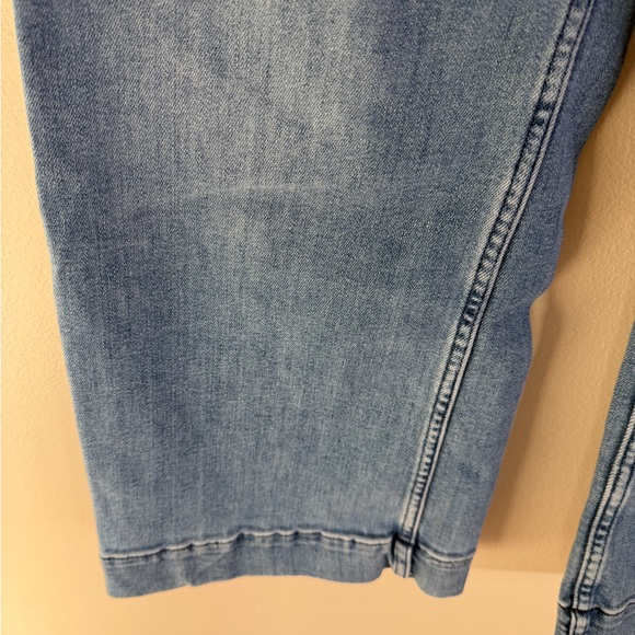Anthropologie The Colette Crop Wide-Leg Jeans by Maeve Size 28P palms wash - Picture 6 of 15